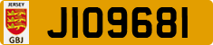 License plate of Jersey, Regular plates (J123456)