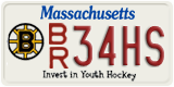 Massachusetts, Specialty plates (AB 1234)
