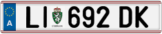 License plate of Austria, Regular plates