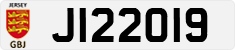 License plate of Jersey, Regular plates (J123456)