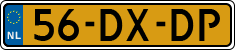 License plate of the Netherlands, Cars