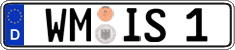 German license plate, Regular plates