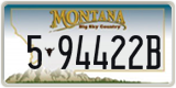 Montana, 1-12345A / 10-1234A
