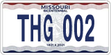 Missouri, Vanity Plates