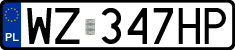 License plates of Poland, Regular car plates
