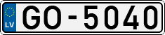 License plate of Latvia, Regular car plates