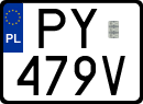 License plates of Poland, Special vehicles and motorcycles