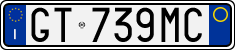 License plate of Italy, Cars (1994 year series)