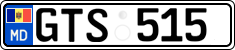 License plate of Moldova, Cars (2015)