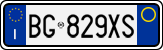 License plate of Italy, Cars (1994 year series)