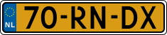 License plate of the Netherlands, Cars