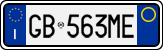 License plate of Italy, Cars (1994 year series)