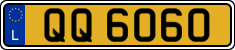 License plate of Luxembourg, 2003 year system