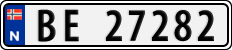 License plate of Norway, Cars