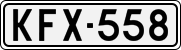 License plate of Finland, Cars
