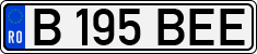 License plate of Romania, Regular plates