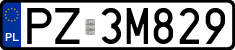 License plates of Poland, Regular car plates