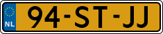 License plate of the Netherlands, Cars