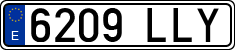 License plates of Spain, Ordinary (2000)