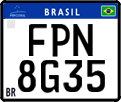 License plate of Brazil, Private owners (Mercosul)