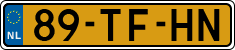 License plate of the Netherlands, Cars