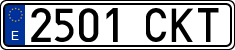 License plates of Spain, Ordinary (2000)