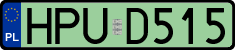 License plates of Poland, Authorities