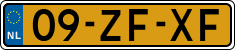 License plate of the Netherlands, Cars