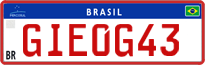 License plate of Brazil, Commercial vehicles (Mercosul)