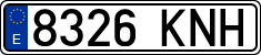 License plates of Spain, Ordinary (2000)