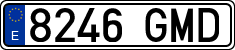 License plates of Spain, Ordinary (2000)