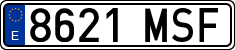 License plates of Spain, Ordinary (2000)