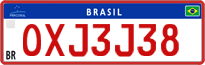 License plate of Brazil, Commercial vehicles (Mercosul)