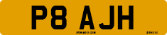 License plate of the United Kingdom, 1983 year system