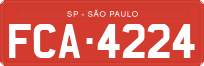 License plate of Brazil, Commercial vehicles (1990)