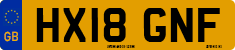 License plate of the United Kingdom, 2001 year system