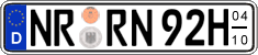German license plate, Seasonal plates (Oldtimers)