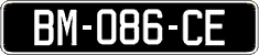 French license plate, SIV (oldtimers)