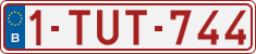 License plate of Belgium, Regular plates (2010)