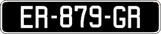 French license plate, SIV (oldtimers)