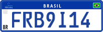 License plate of Brazil, Authorities (Mercosul)