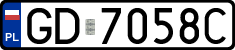 License plates of Poland, Regular car plates