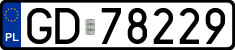 License plates of Poland, Regular car plates
