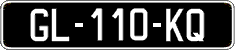 French license plate, SIV (oldtimers)