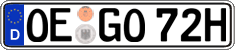 German license plate, Plates for oldtimers (type 