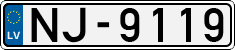 License plate of Latvia, Regular car plates