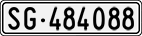 License plate of Switzerland, Cars