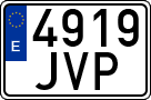 License plates of Spain, Ordinary (2000)