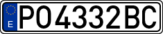License plates of Spain, 1971 year series