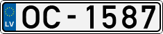 License plate of Latvia, Regular car plates